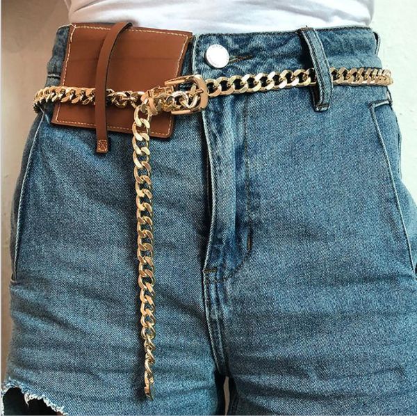 belts fashion punk hip hop women metal gold silver waist strap thick chain for jeans trousers casual ladies female waistband, Black;brown
belts fashion punk hip hop women metal gold silver waist strap thick chain for jeans trousers casual ladies female waistband, Black;brown
