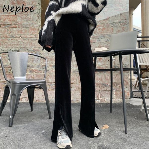 neploe high waist hip straight pants women side split design black pantalones spring summer 2021 ol trousers mujer wild women's & capri, Black;white
neploe high waist hip straight pants women side split design black pantalones spring summer 2021 ol trousers mujer wild women's & capri, Black;white