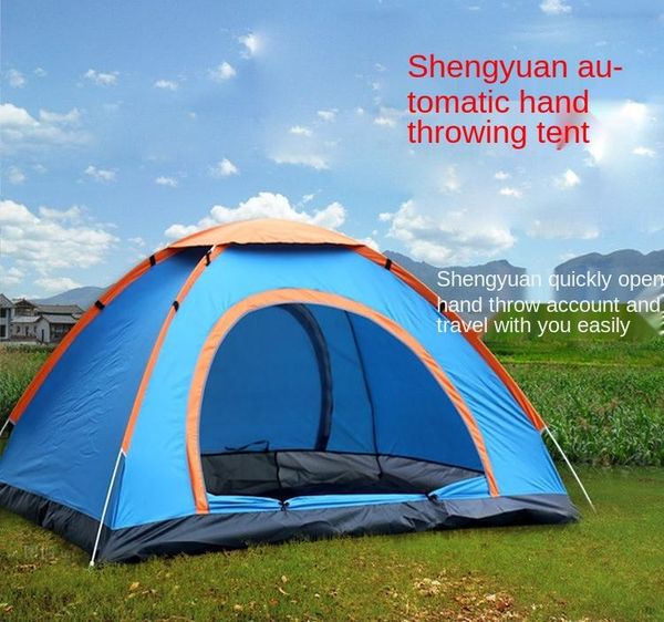 tents and shelters shengyuan outdoor folding speed open double tent 3-4 people fully automatic leisure camping hand throwing ope
tents and shelters shengyuan outdoor folding speed open double tent 3-4 people fully automatic leisure camping hand throwing ope