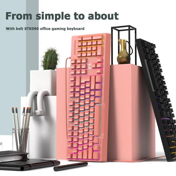 keyboards usb wired rgb backlight mechanical stk090 104 keys feeling ergonomic gaming keyboard for office gamer
keyboards usb wired rgb backlight mechanical stk090 104 keys feeling ergonomic gaming keyboard for office gamer