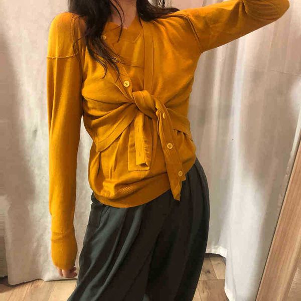 women's sweaters sweaters irregular sweater v-neck fake two pieces single breasted fashion early autumn cardigan knit ddwv, White;black
women's sweaters sweaters irregular sweater v-neck fake two pieces single breasted fashion early autumn cardigan knit ddwv, White;black