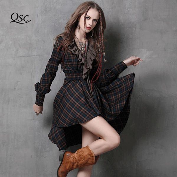 casual dresses dress women 2021 spring lonng cotton irregular plaid vintage ruffled ruffles asymmetrical one-piece tshirts, Black;gray
casual dresses dress women 2021 spring lonng cotton irregular plaid vintage ruffled ruffles asymmetrical one-piece tshirts, Black;gray