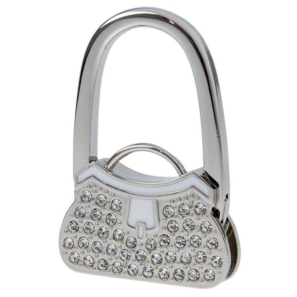 robe hooks hang hook handbag rhinestones metal deco 55x45x15mm