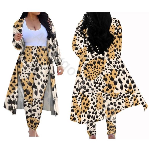 women's tracksuits leopard print 2 piece set outfits for women club clothes plus size long cape and slim leggings fashion autumn ropa, Gray
women's tracksuits leopard print 2 piece set outfits for women club clothes plus size long cape and slim leggings fashion autumn ropa, Gray