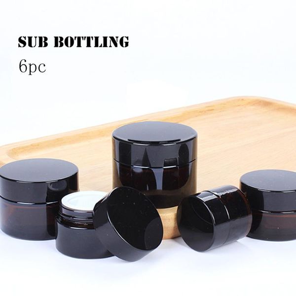 6pcs 5g empty amber glass bottle clear rosted jars cream skin care makeup cosmetic containers travel packing pot storage bottles &
6pcs 5g empty amber glass bottle clear rosted jars cream skin care makeup cosmetic containers travel packing pot storage bottles &