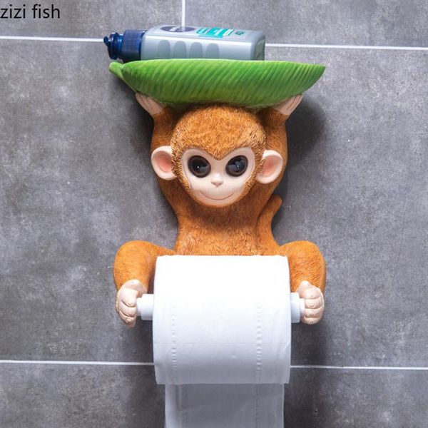 wall-mounted toilet paper holder resin monkey shelf storage ornaments towel home tissue box roll rack holders
wall-mounted toilet paper holder resin monkey shelf storage ornaments towel home tissue box roll rack holders