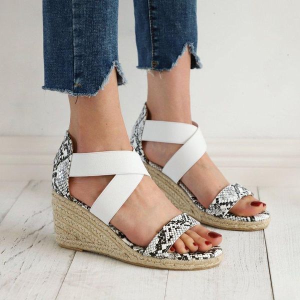 women's chic sandals ladies high heels shoes girls rope wedges elastic casual platform toe dress, Black 
women's chic sandals ladies high heels shoes girls rope wedges elastic casual platform toe dress, Black