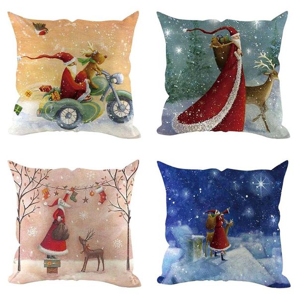 4pcs christmas festival square pillows cover pillowcases decorative cushions for sofa car home bedroom cushion decoration cushion/decorative
4pcs christmas festival square pillows cover pillowcases decorative cushions for sofa car home bedroom cushion decoration cushion/decorative