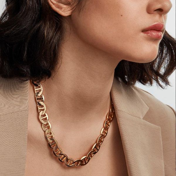 chokers wide version day chain cuban necklace women fashion sweater long hip hop, Golden;silver
chokers wide version day chain cuban necklace women fashion sweater long hip hop, Golden;silver