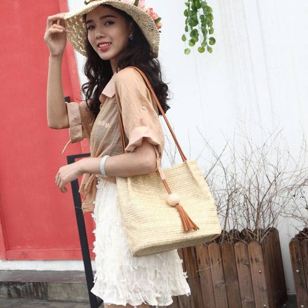 duffel bags ladies handbag bohemian style straw bag rattan wicker beach summer for women fashion larger capacity
duffel bags ladies handbag bohemian style straw bag rattan wicker beach summer for women fashion larger capacity