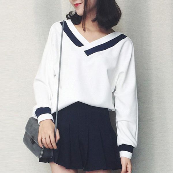 women's t-shirt 2021 autumn women korean style long sleeve solid bottoming t shirt v-neck woman tshirts spring white black clothes
women's t-shirt 2021 autumn women korean style long sleeve solid bottoming t shirt v-neck woman tshirts spring white black clothes