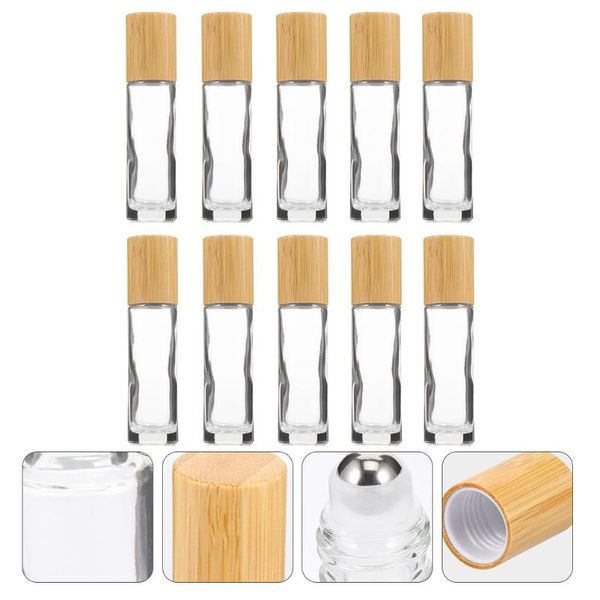 storage bottles & jars 10pcs 10ml glass subpackage containers transparent roll-on sub
storage bottles & jars 10pcs 10ml glass subpackage containers transparent roll-on sub
