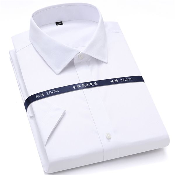 summer non iron pure cotton mens formal dress shirts white short sleeve business office regular fit breathable 210714, White;black
summer non iron pure cotton mens formal dress shirts white short sleeve business office regular fit breathable 210714, White;black