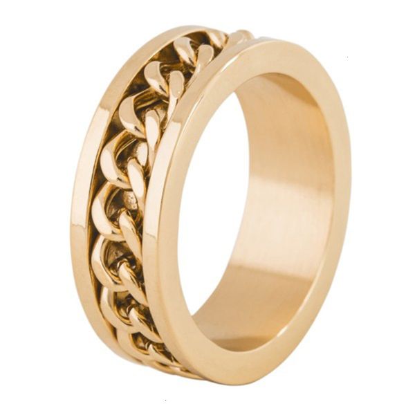 titanium steel chain rotating ring jewelry men's personalized transport ringsgjh, Golden;silver
titanium steel chain rotating ring jewelry men's personalized transport ringsgjh, Golden;silver