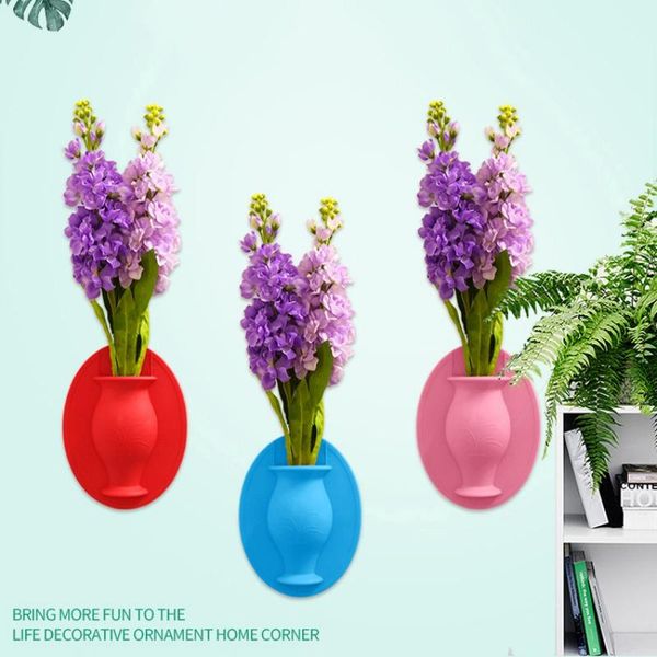 vases wall hanging silicone floret bottle vase container magic sticker on glass flower pots home office decor df
vases wall hanging silicone floret bottle vase container magic sticker on glass flower pots home office decor df