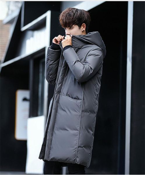 mens simplicity down jackets fashion trend casual zipper hooded long section outerwear designer male winter warm mid-length down coats, Black
mens simplicity down jackets fashion trend casual zipper hooded long section outerwear designer male winter warm mid-length down coats, Black