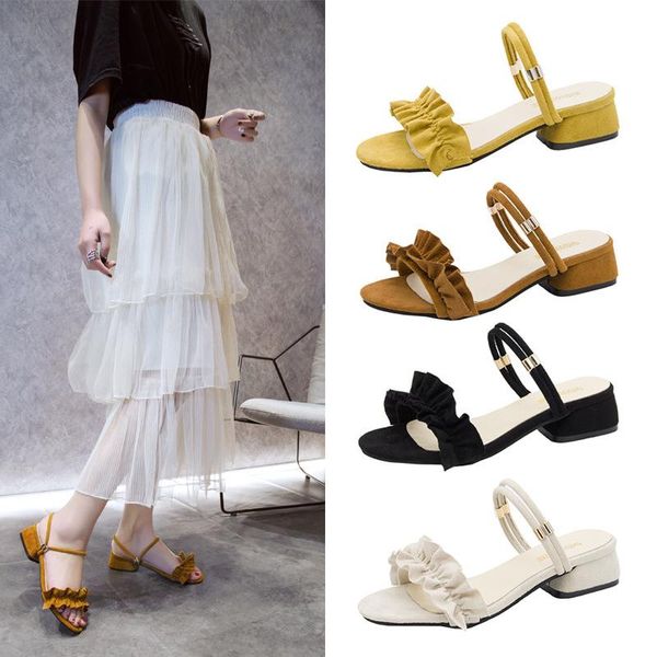 two wear women sandals fashion lace sandal thick heel versatile leisure low slippers multi function, Black
two wear women sandals fashion lace sandal thick heel versatile leisure low slippers multi function, Black