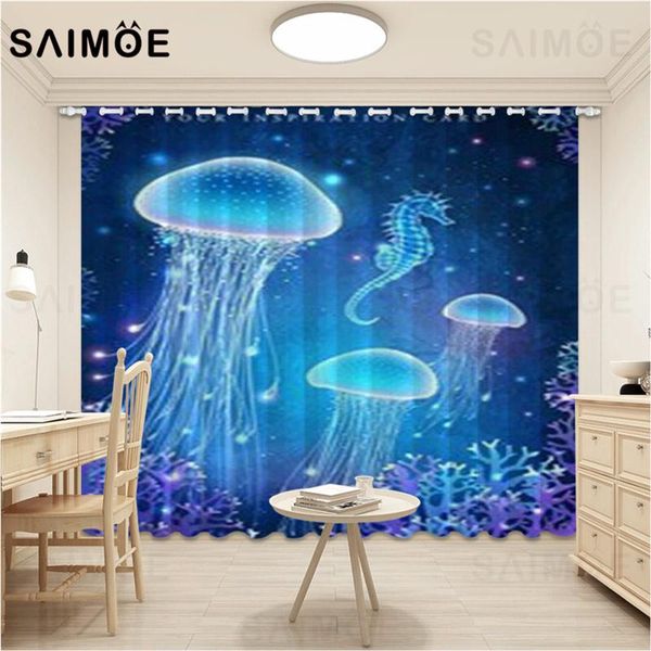 curtain & drapes underwater world seahorse jellyfish ocean living room cartoon curtains in children's bedroom ultra micro shading
curtain & drapes underwater world seahorse jellyfish ocean living room cartoon curtains in children's bedroom ultra micro shading