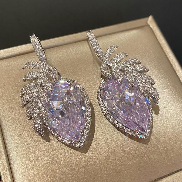 dangle & chandelier earrings women's gift for girlfriend luxurious tree leaf big water drop temperament crystal holiday style party, Silver
dangle & chandelier earrings women's gift for girlfriend luxurious tree leaf big water drop temperament crystal holiday style party, Silver