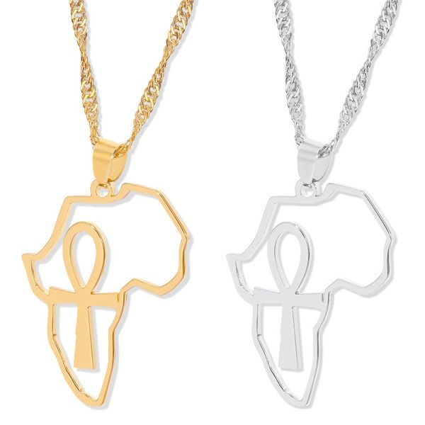 africa map with ankh symbol pendant necklace women men gold silver color jewelry wave chain egyptian cross necklaces gift
africa map with ankh symbol pendant necklace women men gold silver color jewelry wave chain egyptian cross necklaces gift