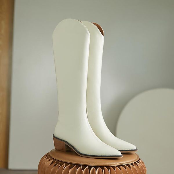 boots mezereon cow leather thigh high pointed toe western riding equestrian white med heel fashion winter shoes with zip, Black
boots mezereon cow leather thigh high pointed toe western riding equestrian white med heel fashion winter shoes with zip, Black
