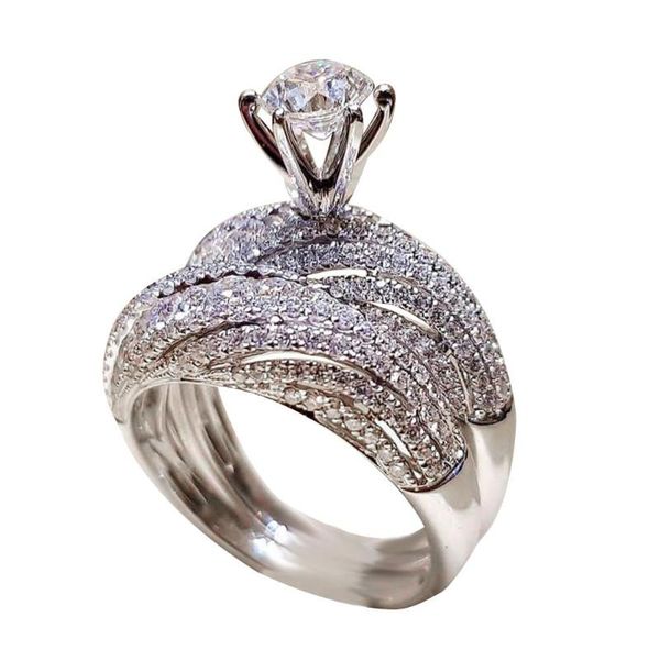 wedding rings vintage women round charm finger ring rhinestone party jewelry gifts, Slivery;golden
wedding rings vintage women round charm finger ring rhinestone party jewelry gifts, Slivery;golden