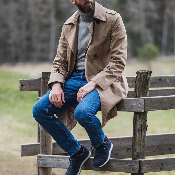 men's trench coats fashion men coat 2021 menswear autumn windbreaker mens retro casual solid color long jacket, Tan;black
men's trench coats fashion men coat 2021 menswear autumn windbreaker mens retro casual solid color long jacket, Tan;black