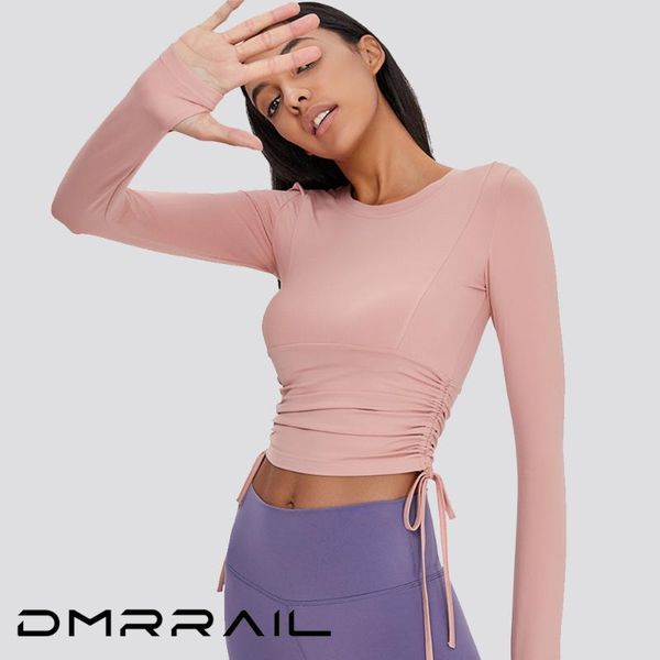 yoga outfit dmrrail women sports t-shirt lace up tight naked long sleeve fitness top
yoga outfit dmrrail women sports t-shirt lace up tight naked long sleeve fitness top