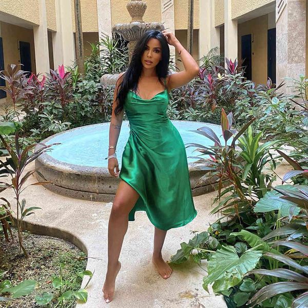 dresses women side bandage a-line party spaghetti strap deep v neck solid elegant casual prom 2021 spring fashion dress, Black;gray
dresses women side bandage a-line party spaghetti strap deep v neck solid elegant casual prom 2021 spring fashion dress, Black;gray
