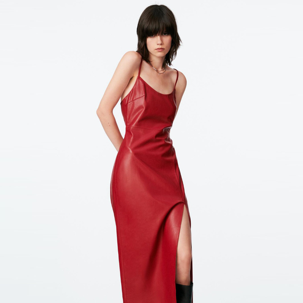 casual dresses muiches spaghetti strap dress pu leather women high waist sleeveless red club party 2021 fashion zipper, Black;gray
casual dresses muiches spaghetti strap dress pu leather women high waist sleeveless red club party 2021 fashion zipper, Black;gray