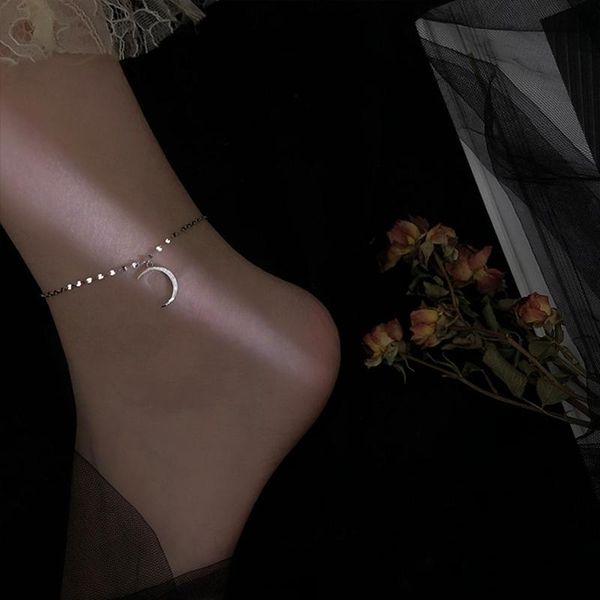 anklets fashion moon pendant bracelet charm simple zircon ankle chain for women and girl's gift jewelry, Red;blue
anklets fashion moon pendant bracelet charm simple zircon ankle chain for women and girl's gift jewelry, Red;blue