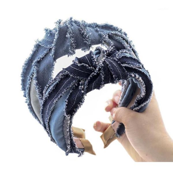 retro denim knot hairband for women hair accessories headband adults headwear wide ladies head band1
retro denim knot hairband for women hair accessories headband adults headwear wide ladies head band1