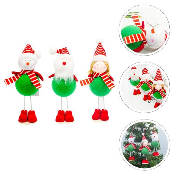 decorative objects & figurines 3pcs christmas santa pendant xmas adornment doll party decoration
decorative objects & figurines 3pcs christmas santa pendant xmas adornment doll party decoration