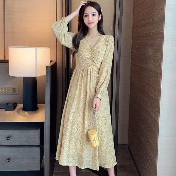 casual dresses han edition retro cui flower will fall v-neck hubble-bubble sleeve long-sleeved dress of cultivate one's morality, Black;gray
casual dresses han edition retro cui flower will fall v-neck hubble-bubble sleeve long-sleeved dress of cultivate one's morality, Black;gray