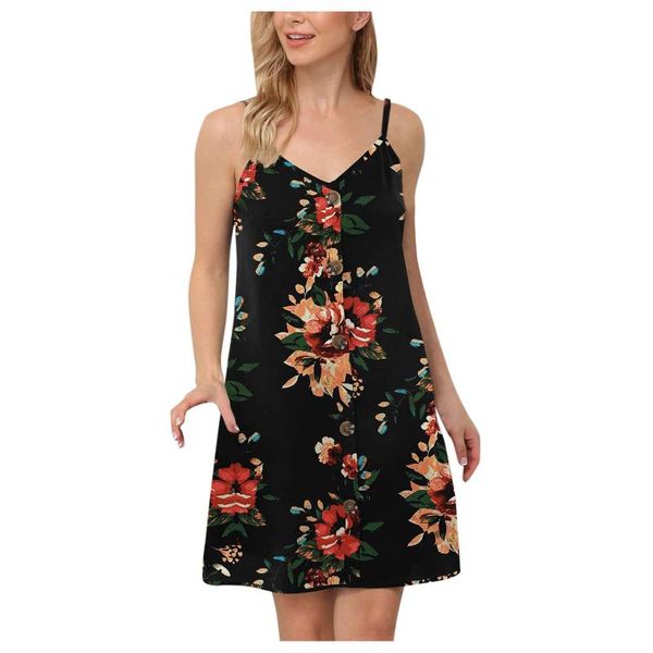 women sling dress casual printed v-neck sleeveless button mini clothing summer clothes for beach vestidos 2021 dresses, Black;gray
women sling dress casual printed v-neck sleeveless button mini clothing summer clothes for beach vestidos 2021 dresses, Black;gray
