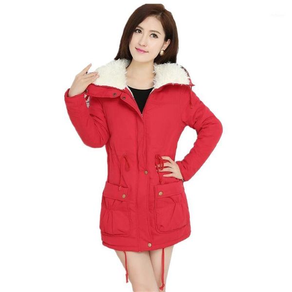 women's wool & blends autumn winter coat cotton lamb hair thicken warm jackets 2021 solid color waist long section jacket slim wild lad, Black
women's wool & blends autumn winter coat cotton lamb hair thicken warm jackets 2021 solid color waist long section jacket slim wild lad, Black