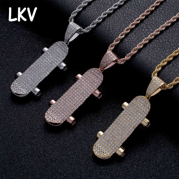 hip hop jewelry 3 color skateboard pendant men's necklace micro inlaid zircon brand cool, Silver
hip hop jewelry 3 color skateboard pendant men's necklace micro inlaid zircon brand cool, Silver