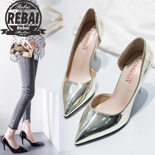 dress shoes women pumps mid heel pump ladies pointed toe casual sandals high heels wedding gold silver zapatos mujer 8cm, Black
dress shoes women pumps mid heel pump ladies pointed toe casual sandals high heels wedding gold silver zapatos mujer 8cm, Black