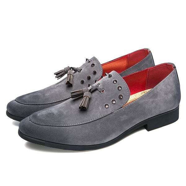 dress shoes men's casual shoes, loafer, artificial leather, breathable, waterproof shoes,% y9vk, Black