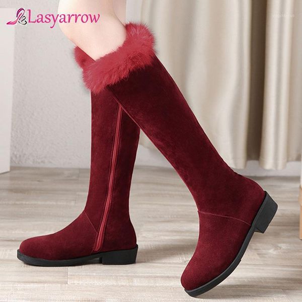 boots lasyarrow 2021 knee high women flock zip thick fur winter round toe comfortable low heel casual shoes woman1, Black
boots lasyarrow 2021 knee high women flock zip thick fur winter round toe comfortable low heel casual shoes woman1, Black