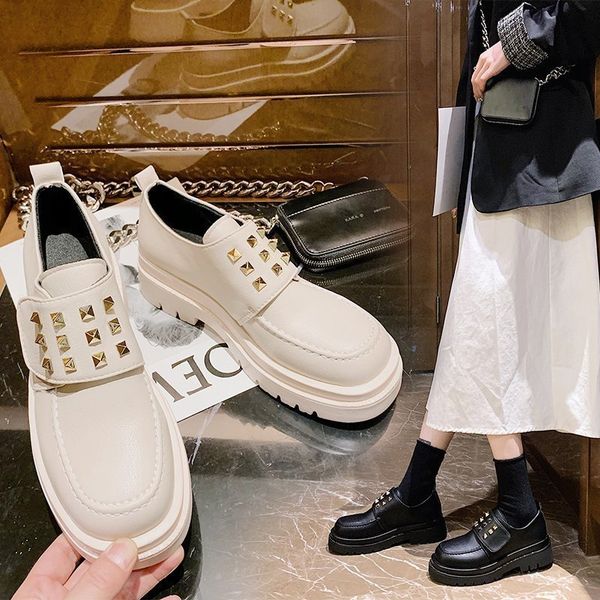 dress shoes spring and autumn models square toe thick bottom increased single shoes women's fashion all-match small leather x415 7dcx, Black
dress shoes spring and autumn models square toe thick bottom increased single shoes women's fashion all-match small leather x415 7dcx, Black