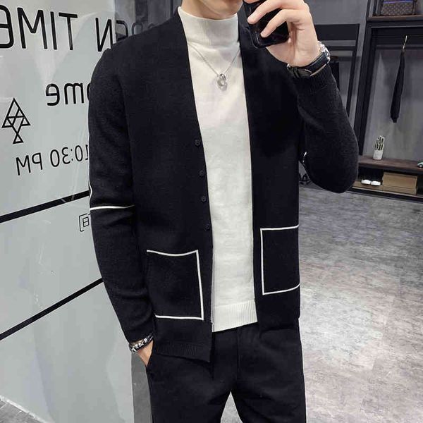 men's sweaters korean fashion male mesh fall cardigan geometric patterns all streetwear games loose winter sweater 3xl dl95, White;black
men's sweaters korean fashion male mesh fall cardigan geometric patterns all streetwear games loose winter sweater 3xl dl95, White;black