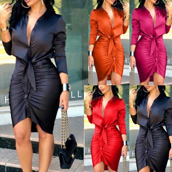 casual dresses women dress long sleeve spring autumn vintage designer collar lapel button up ruched ruffles red belt female clothes, Black;gray
casual dresses women dress long sleeve spring autumn vintage designer collar lapel button up ruched ruffles red belt female clothes, Black;gray