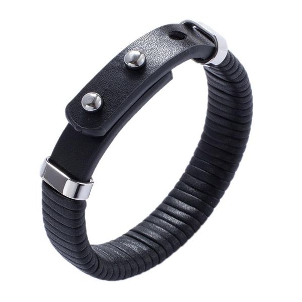 cuff 2021 couple wrist jewelry leather bracelet bracelets for simple style stainless steel buckle wristband 3 color me521, White
cuff 2021 couple wrist jewelry leather bracelet bracelets for simple style stainless steel buckle wristband 3 color me521, White