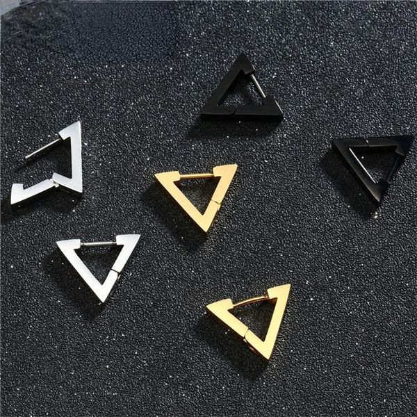 stud 1 pcs triangle earrings punk rock stainless steel men women ear pierced push-back plug buckle jewelry, Golden;silver
stud 1 pcs triangle earrings punk rock stainless steel men women ear pierced push-back plug buckle jewelry, Golden;silver