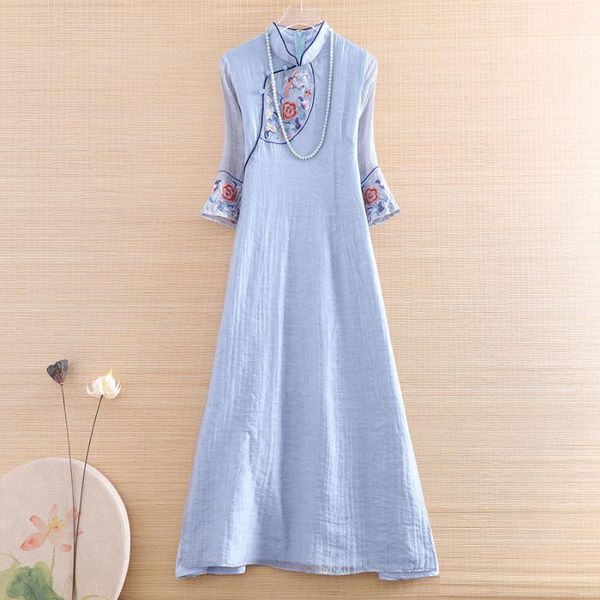 high-end spring summer women ao dai cheongsam dress retro elegant embroidery floral a-line lady party qiapao s-xxl ethnic clothing, Red
high-end spring summer women ao dai cheongsam dress retro elegant embroidery floral a-line lady party qiapao s-xxl ethnic clothing, Red