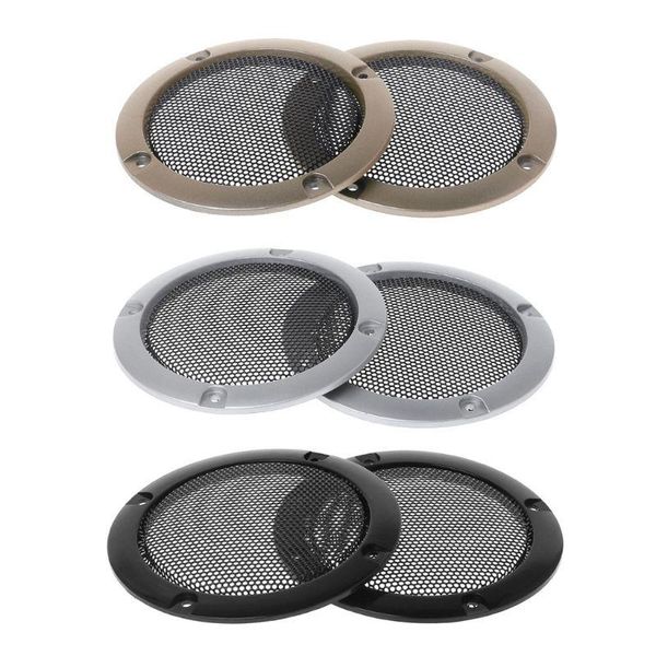 computer speakers 57ec 2pcs speaker grills 3" protective subwoofer frame grille cover steel mesh decorative circle diy accessories
computer speakers 57ec 2pcs speaker grills 3" protective subwoofer frame grille cover steel mesh decorative circle diy accessories