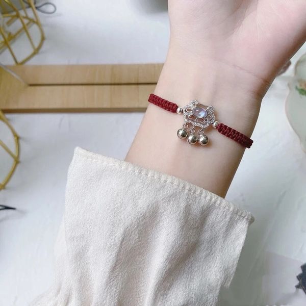 the same blue moonstone tiktok lock, long life lock bracelet, christmas gift, simple black red string bracelet gift.
the same blue moonstone tiktok lock, long life lock bracelet, christmas gift, simple black red string bracelet gift.