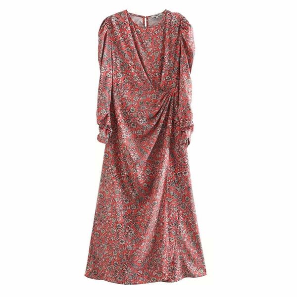 women elegant o neck long sleeve print pleats slim dress female flower pattern vestidos chic leisure dresses ds3424 210419, Black;gray
women elegant o neck long sleeve print pleats slim dress female flower pattern vestidos chic leisure dresses ds3424 210419, Black;gray