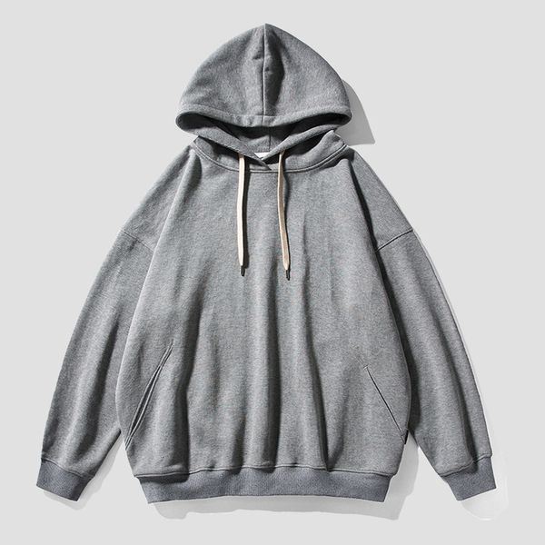 autumn guochao spring simple and loose personalized men's sweaters solid color hooded long sved top, Black
autumn guochao spring simple and loose personalized men's sweaters solid color hooded long sved top, Black